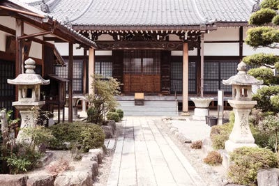 Traditional Japanese Temple II by Philippe Hugonnard art print