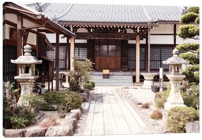 Traditional Japanese Temple II Canvas Art Print - Japanese Culture