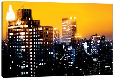 Yellow Night - NYC Canvas Art Print - Philippe Hugonnard