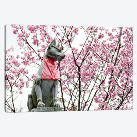 Guard Dog Cherry Blossoms Canvas Print #PHD916} by Philippe Hugonnard Canvas Print