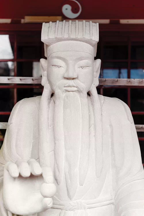 White Buddha Of Peace by Philippe Hugonnard wall art
