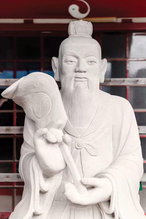 White Buddha Of Peace II by Philippe Hugonnard wall art