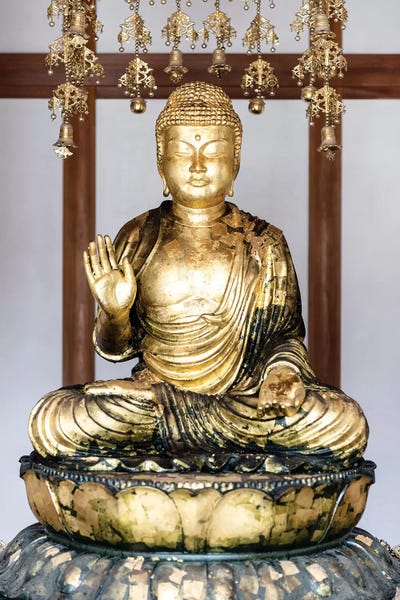 Buddhism: Golden Buddha by Philippe Hugonnard