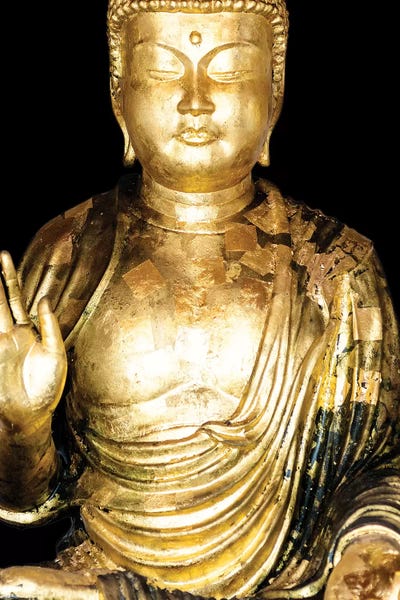 Buddhism: Golden Buddha III by Philippe Hugonnard