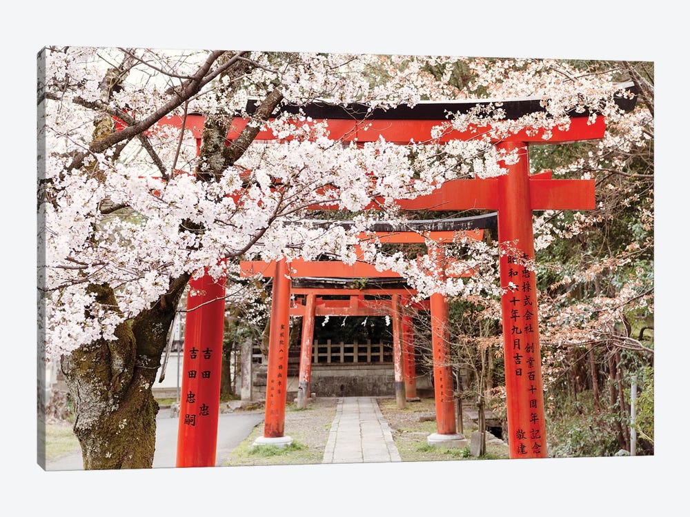 Yoshida Shrine Torii by Philippe Hugonnard 1-piece Canvas Art Print