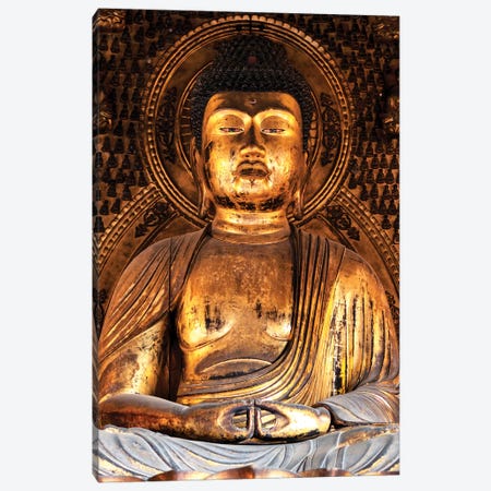 Golden Buddha Temple Canvas Print #PHD929} by Philippe Hugonnard Canvas Art Print