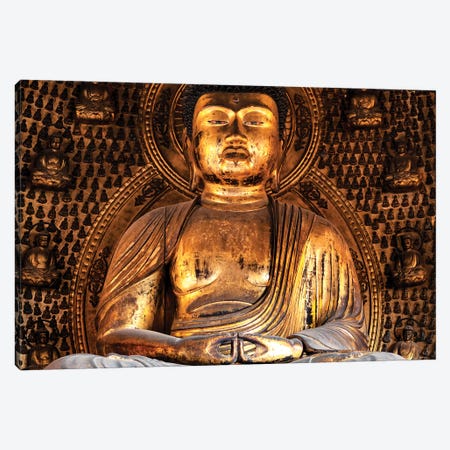 Golden Buddha Temple II Canvas Print #PHD930} by Philippe Hugonnard Canvas Wall Art