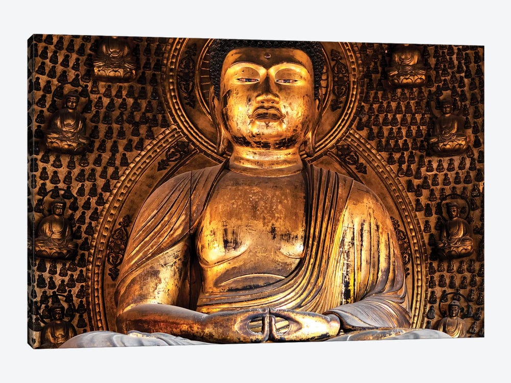 Golden Buddha Temple II by Philippe Hugonnard 1-piece Canvas Art Print