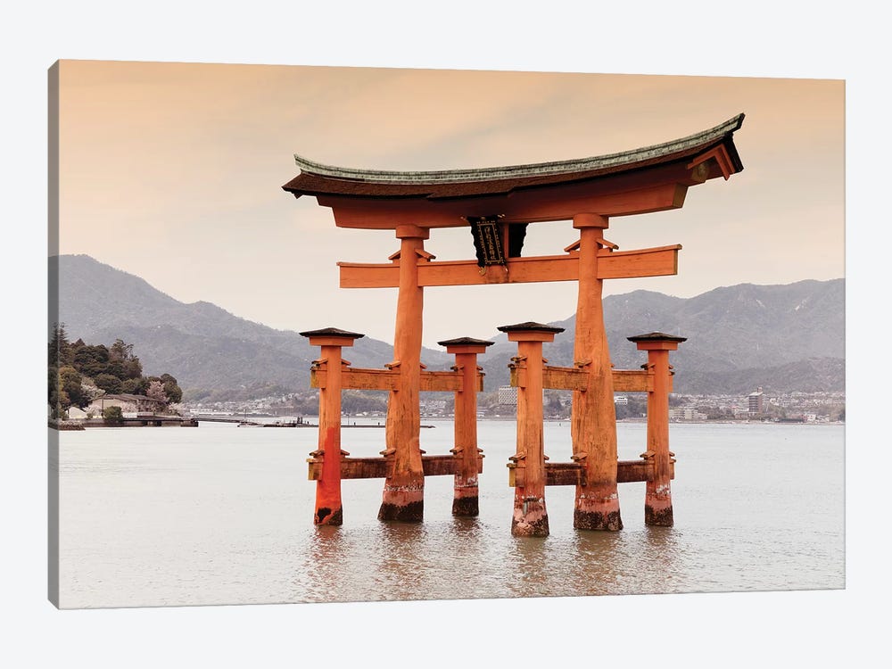 Miyajima Torii by Philippe Hugonnard 1-piece Canvas Art