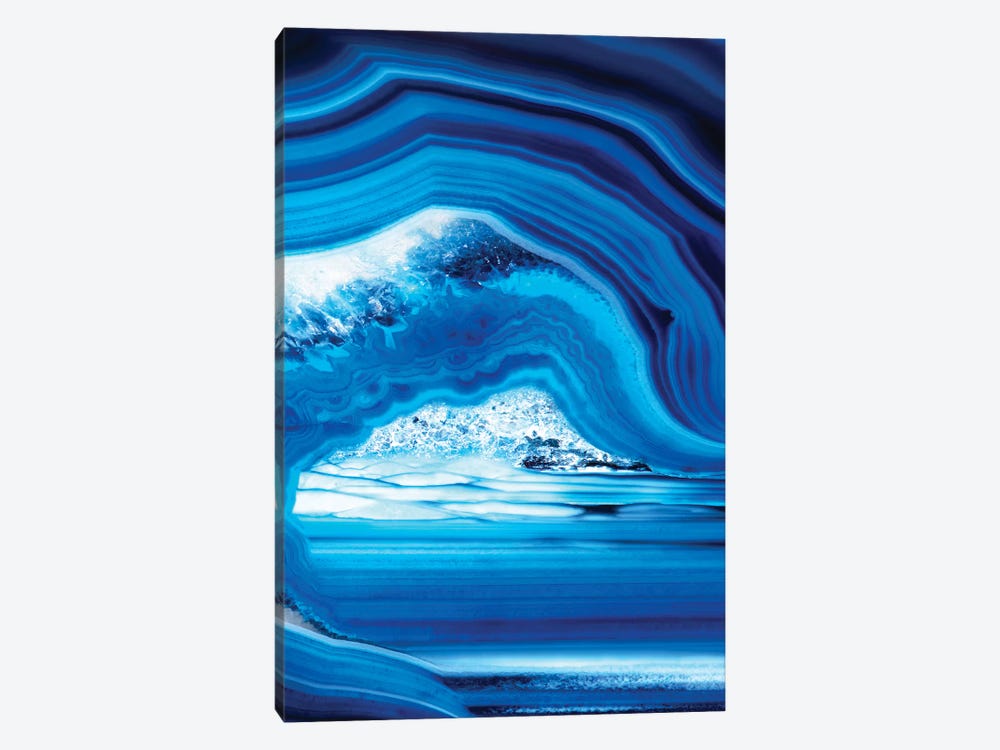 Close-Up Of Blue Agate by Philippe Hugonnard 1-piece Canvas Art