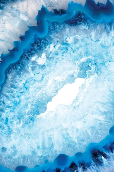 Agates, Geodes & Minerals: Blue Agate Heart by Philippe Hugonnard