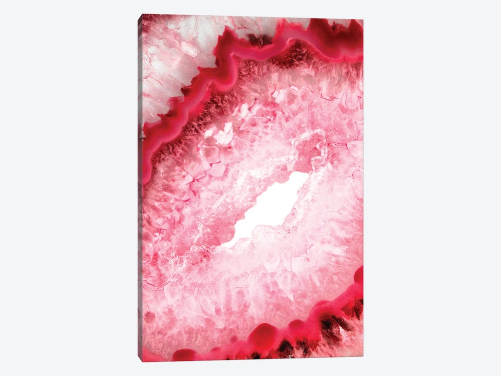 Red Agate Heart by Philippe Hugonnard 1-piece Canvas Wall Art