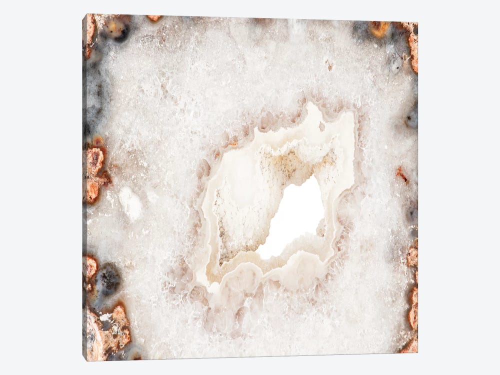 White Agate by Philippe Hugonnard 1-piece Canvas Wall Art