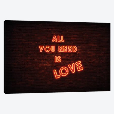 All You Need Is Love Canvas Print #PHD993} by Philippe Hugonnard Canvas Art