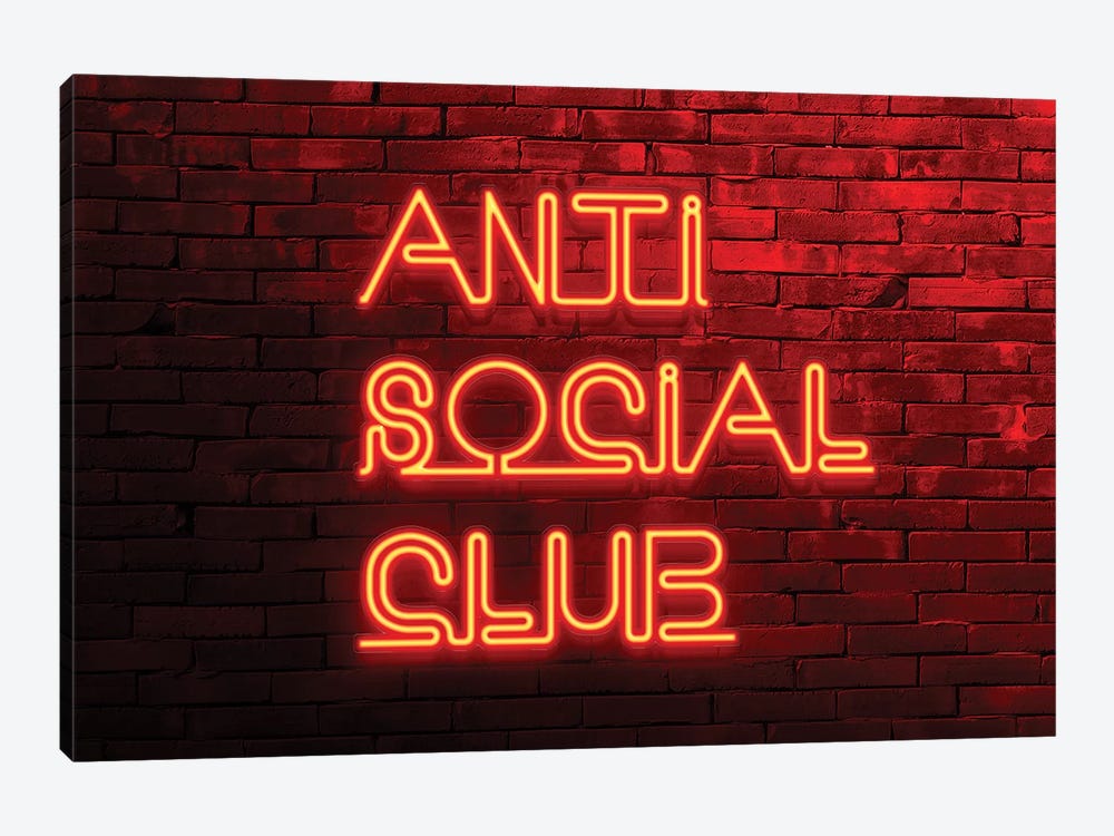 Anti Social Club by Philippe Hugonnard 1-piece Canvas Print