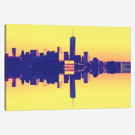 One World Trade Center - Pop Art Canvas Print #PHD9} by Philippe Hugonnard Canvas Art