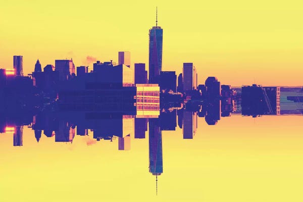 Double Exposure Photography: One World Trade Center - Pop Art by Philippe Hugonnard