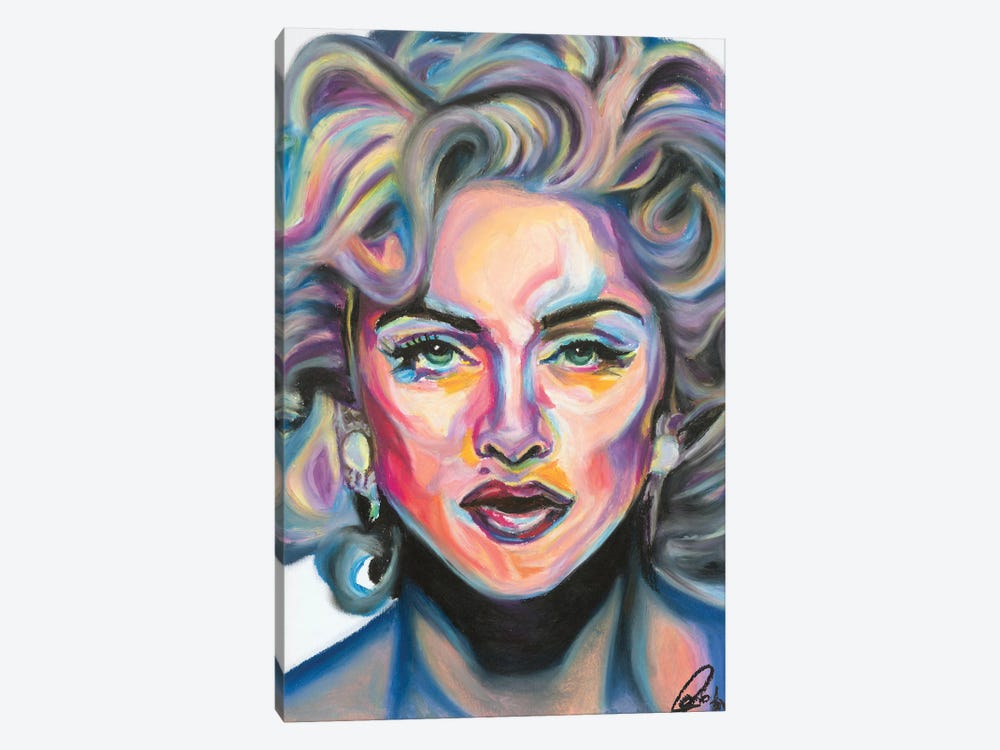 Madonna - Queen Of Pop by Petra Hoette 1-piece Canvas Artwork