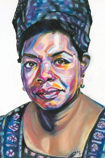 African American Art: Maya Angelou by Petra Hoette