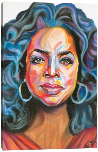 Oprah Canvas Art Print - Oprah Winfrey