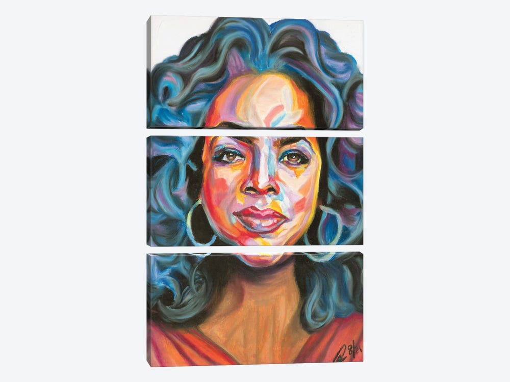 Oprah by Petra Hoette 3-piece Canvas Artwork