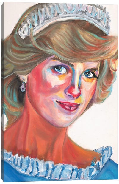 Princess Diana Canvas Art Print - Petra Hoette