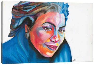 Toni Morrison Canvas Art Print - Petra Hoette