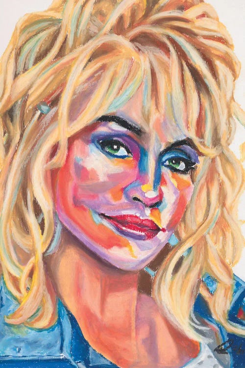 Dolly Parton by Petra Hoette wall art