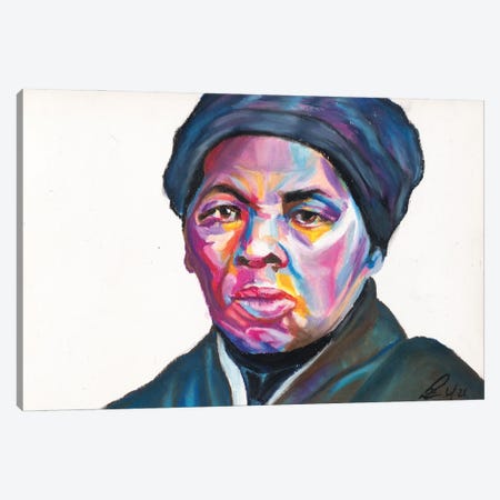 Harriet Tubman Canvas Print #PHE9} by Petra Hoette Art Print