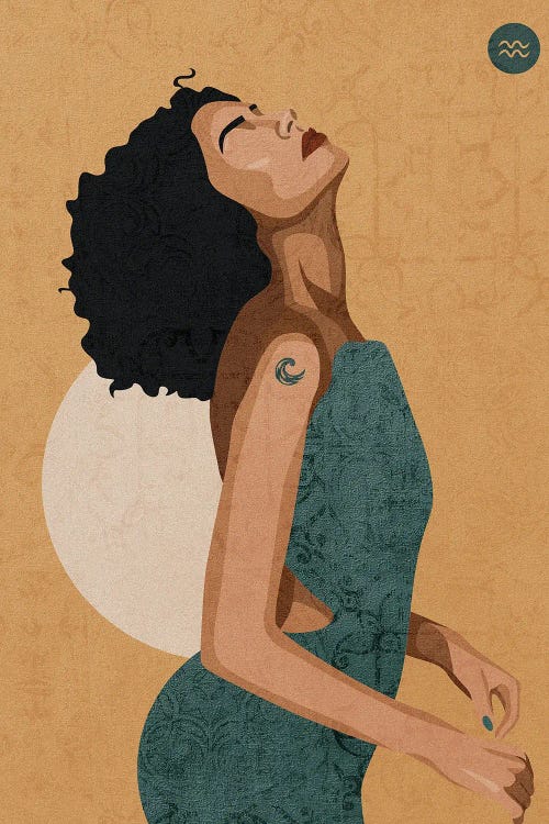 Zodiac Sign | Aquarius by Phung Banh wall art