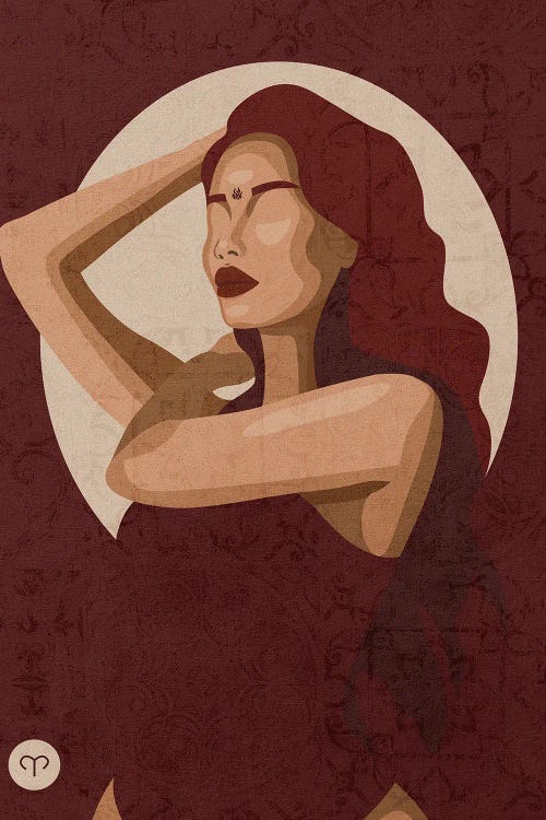 Zodiac Sign | Aries by Phung Banh wall art