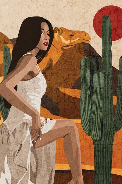 Entering The Desert by Phung Banh canvas print