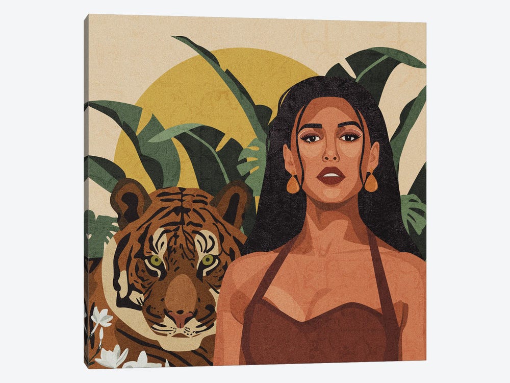 Connecting With Nature | Tiger by Phung Banh 1-piece Canvas Print