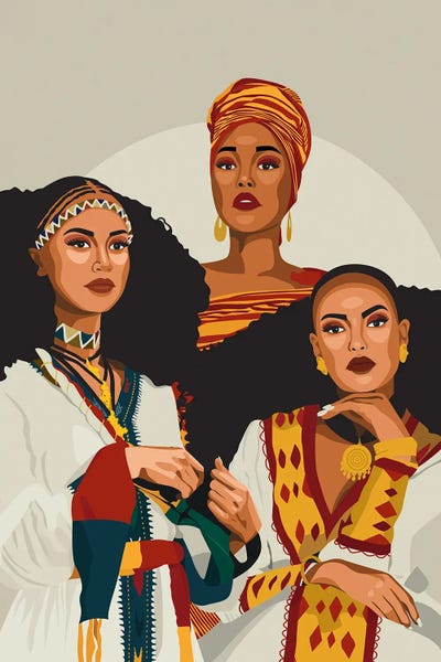 Accessories: African Trio | Ethiopian, Somalia, Habesha by Phung Banh
