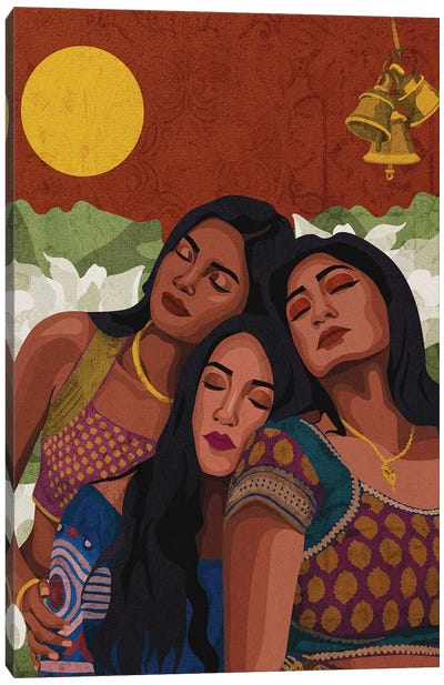 Cultures Celebration | Indian Canvas Art Print - Unconditional Love