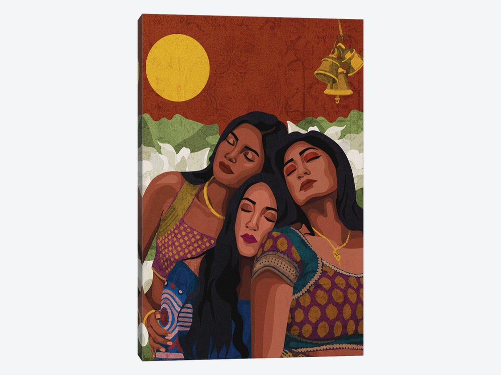 Cultures Celebration | Indian by Phung Banh 1-piece Canvas Print