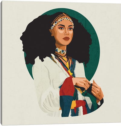 Cultures Celebration | Ethiopian Canvas Art Print - Jewelry Art