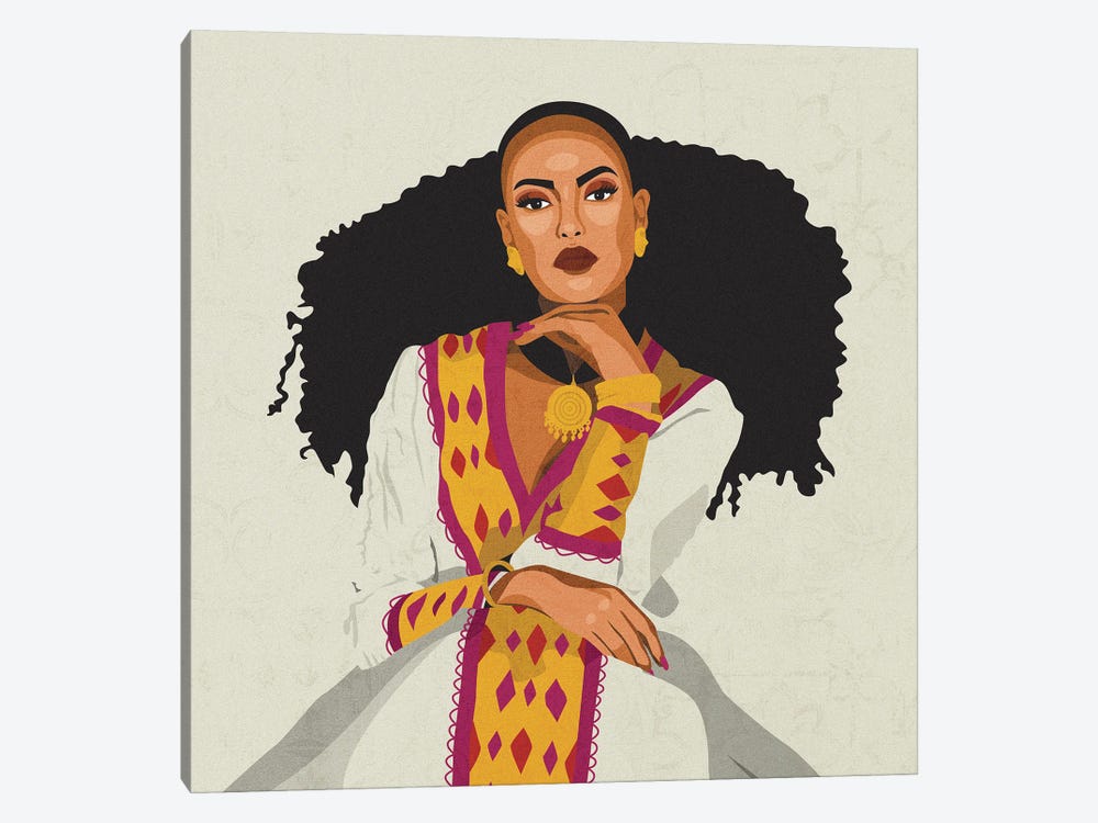 Cultures Celebration | Habesha by Phung Banh 1-piece Canvas Print