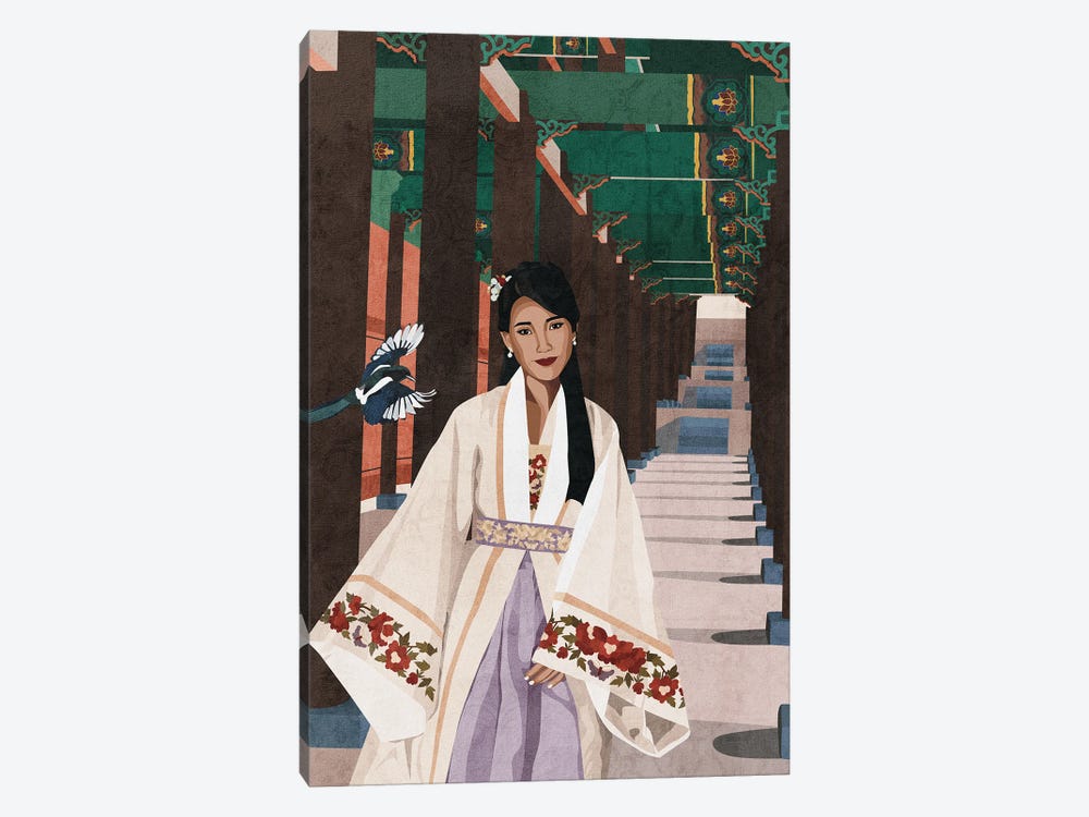 Korean Beauty | Hanbok by Phung Banh 1-piece Art Print