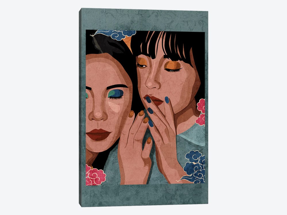 Gossips And Whispers by Phung Banh 1-piece Canvas Print