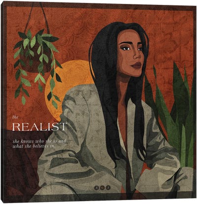 The Realist Canvas Art Print - Women's Coat & Jacket Art