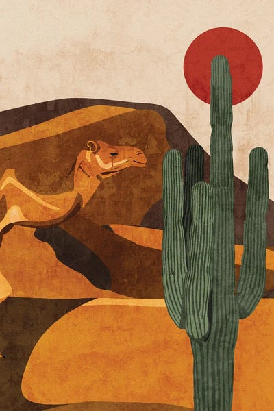 Desert by Phung Banh multi panel art