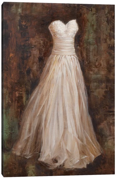 Evening Romance I Canvas Art Print - Dress & Gown Art