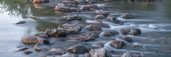 Rocky Beaches: USA, Minnesota, Itasca State Park I by Peter Hawkins