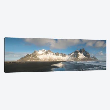 Iceland Vestrahorn Mountain In Stokksnes Canvas Print #PHM103} by Philippe Manguin Canvas Art Print