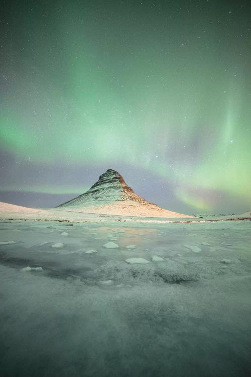 Kirkjuffel Mountain In Iceland