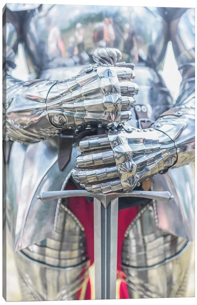Knight's Armor - Armure Canvas Art Print - Royalty
