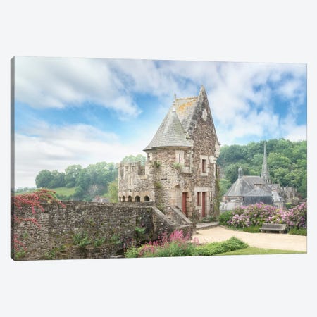 Le Chateau De Fougeres En Bretagne Canvas Print #PHM121} by Philippe Manguin Art Print
