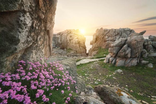 Brittany: Le Gouffre In Plougrescant, Bretagne by Philippe Manguin
