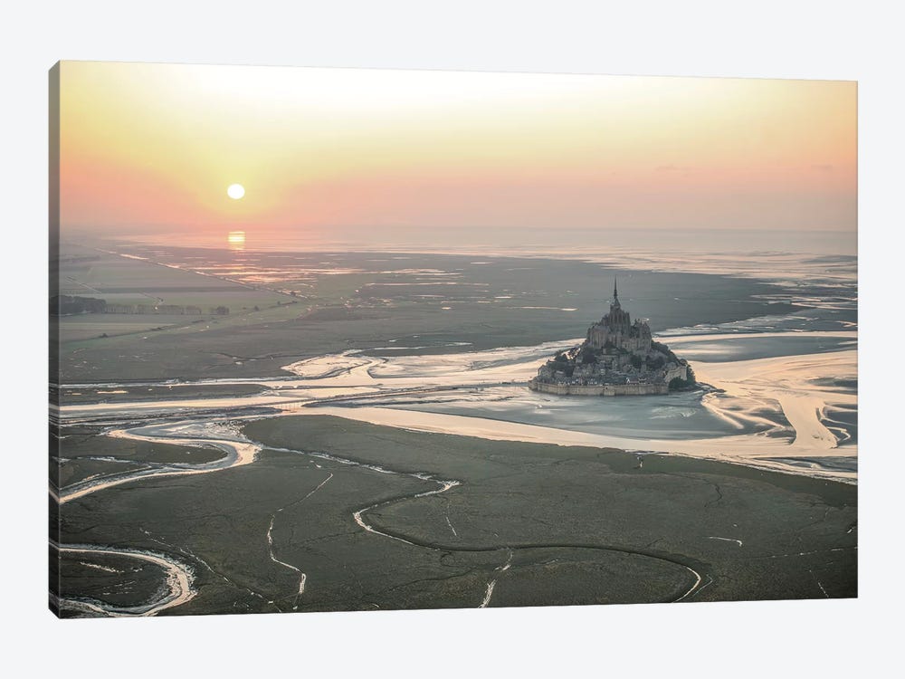 Le Mont Saint Michel by Philippe Manguin 1-piece Art Print